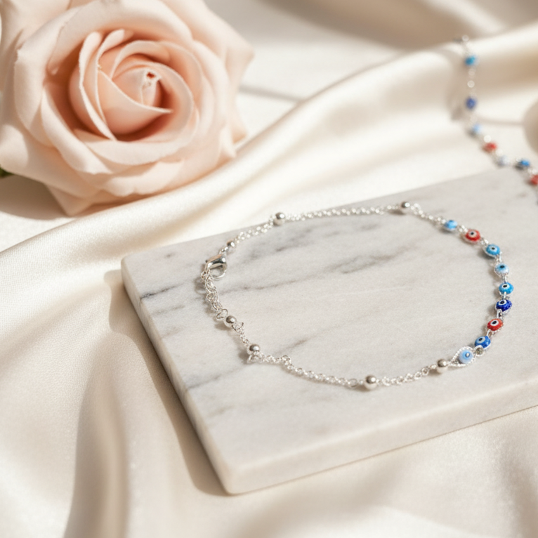 Evil Eye Charm Anklets