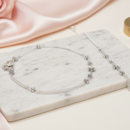 Flowering Vine Anklets