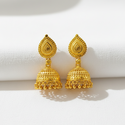 Intricately Marvelous Teardrop Jhumkas